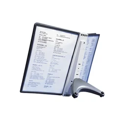 Bordsställ Durable Soho 5 paneler svart A4