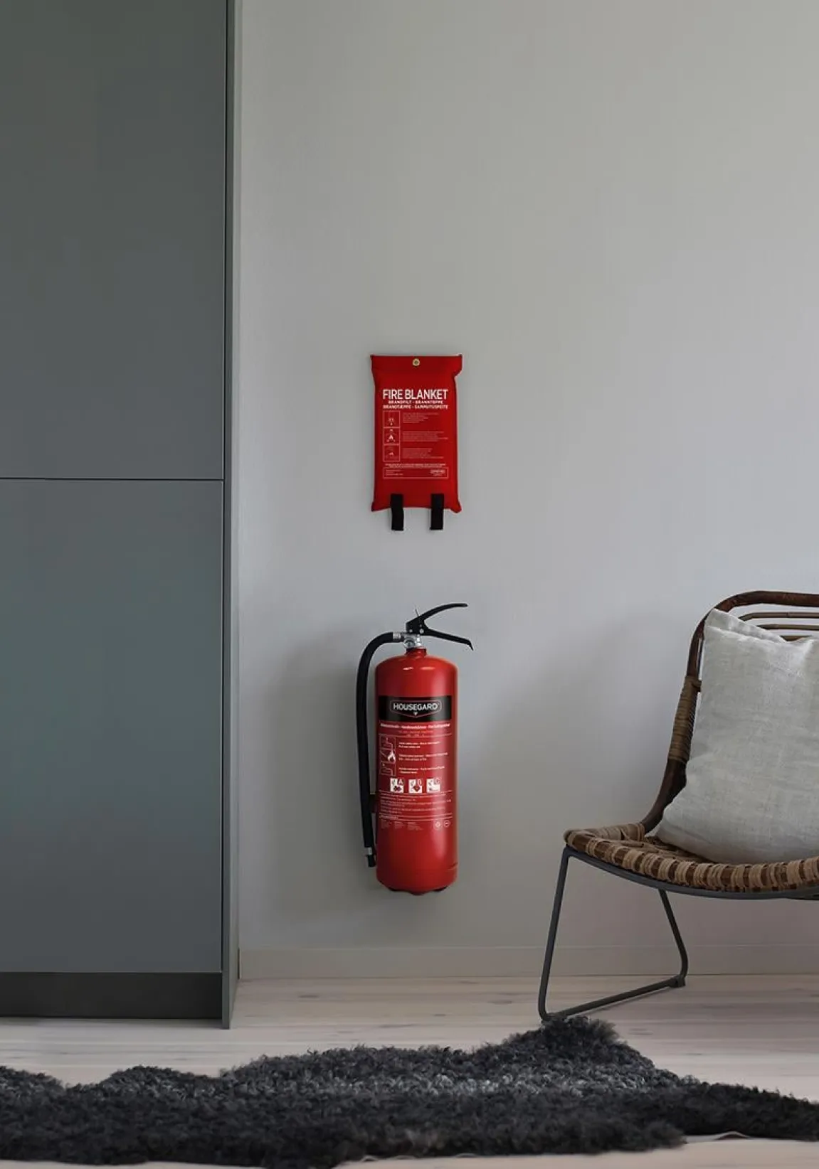 Brandfilt Housegard Röd 120x180cm
