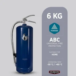 Brandsläckare Housegard Pulver Blå/Silver 6kg