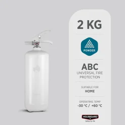 Brandsläckare Housegard Pulver Vit 2kg