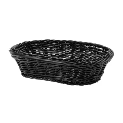 Brödkorg Oval PP Svart 29,5x21,5x7cm