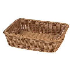 Brödkorg Rektangulär PP Brun 36x27,5x9cm