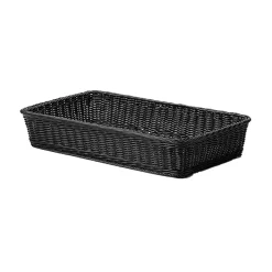Brödkorg Rektangulär PP Svart 53x32x9cm