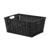 Brödkorg Rektangulär PP Svart 40x30x18cm
