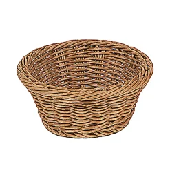 Brödkorg Rund PP Brun Ø18,5x7,5cm