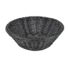 Brödkorg Rund PP Svart Ø25x8cm