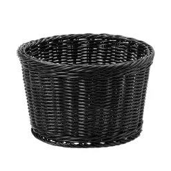 Brödkorg Rund PP Svart Ø26x16cm