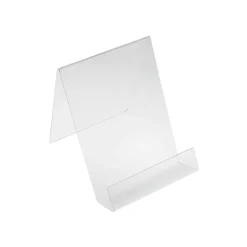 Broschyrställ A6 Öppen Transparent
