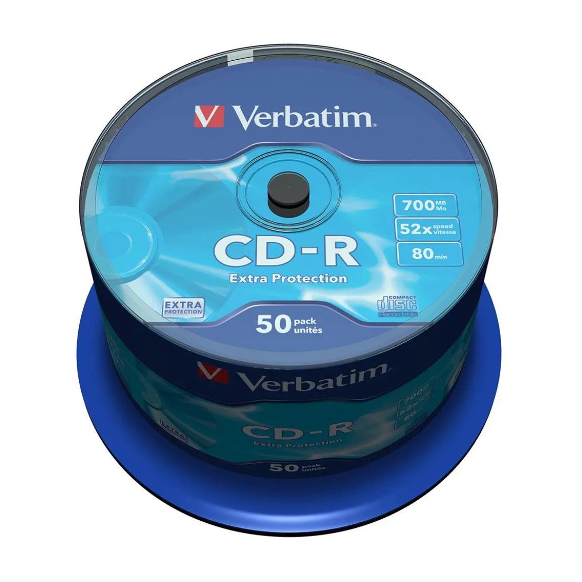 CD-R Verbatim 52x cakebox 700MB