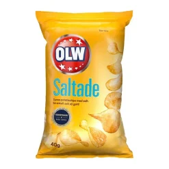 Chips OLW Lättsaltade 40g