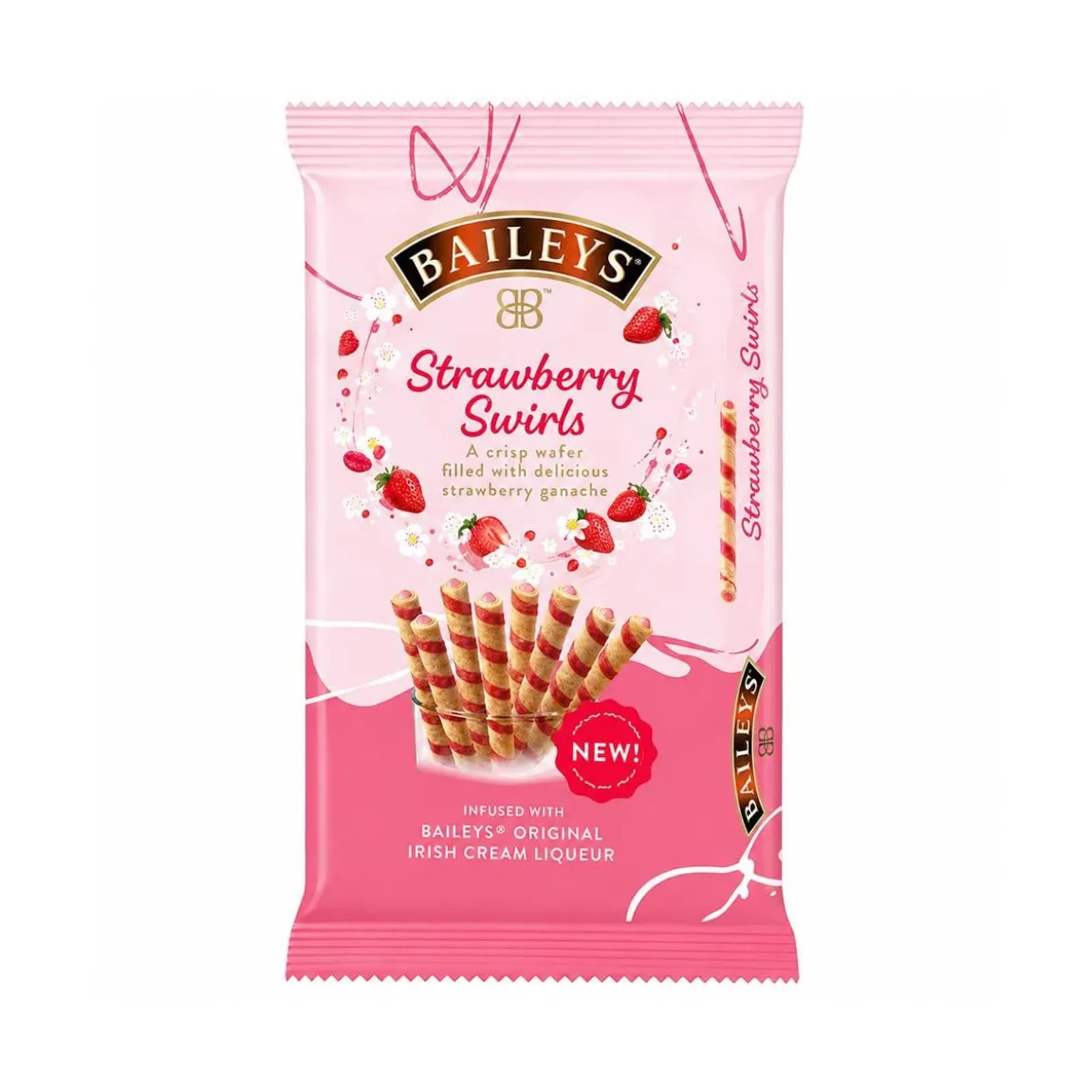 Choklad Baileys Strawberry Swirls 120g