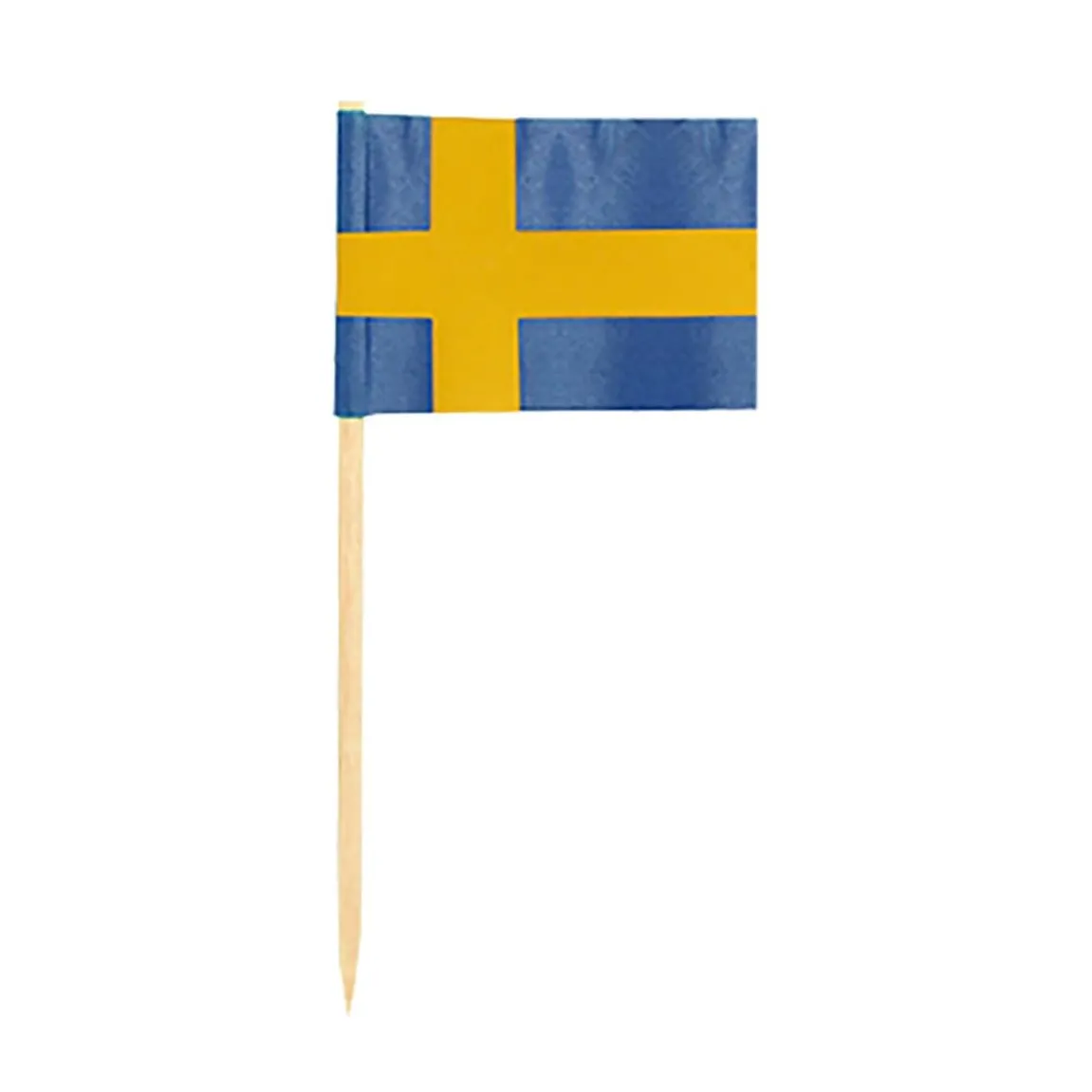 Cocktailflagga Sverige tandpetare