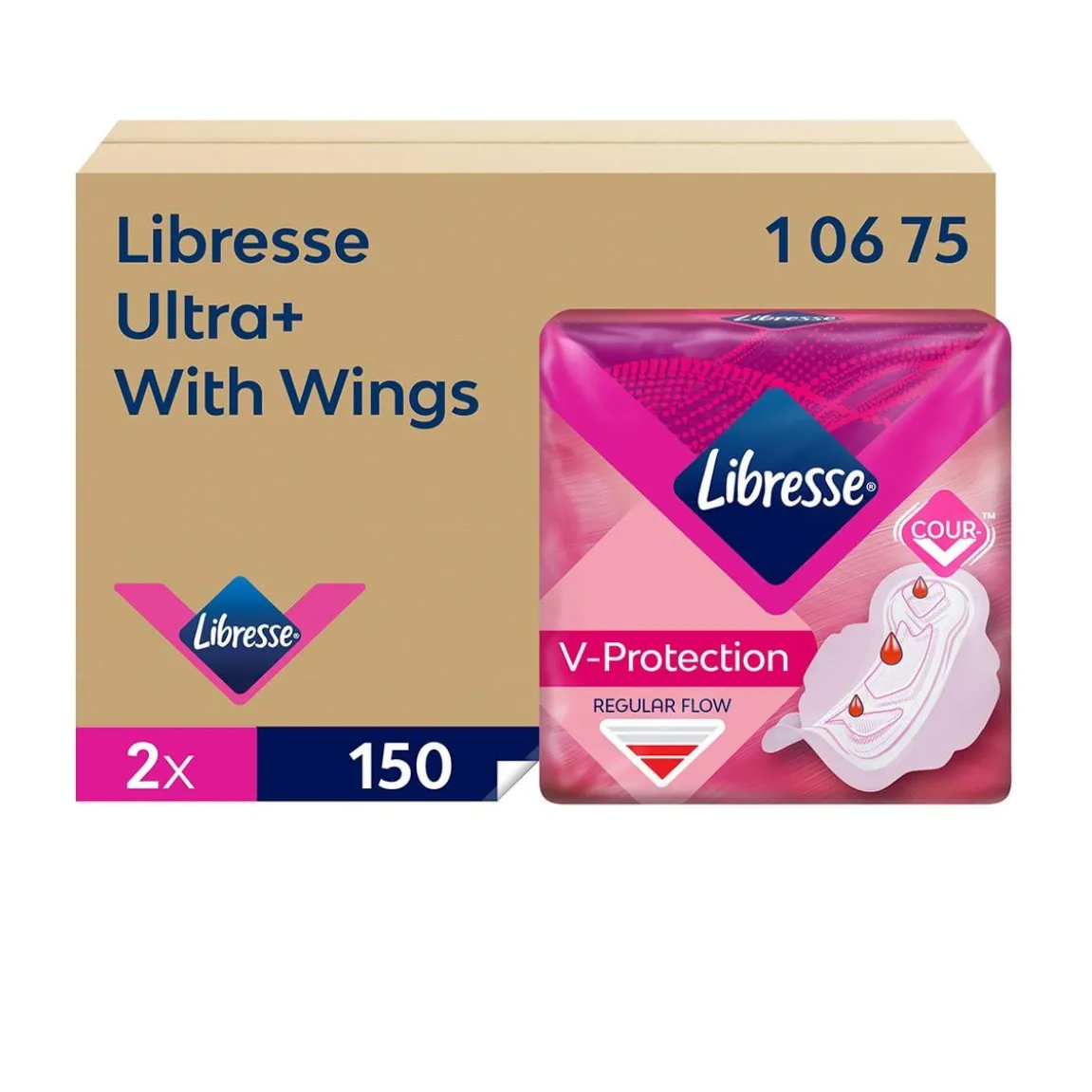 Dambinda Libresse Ultra+ Med Vingar Refill