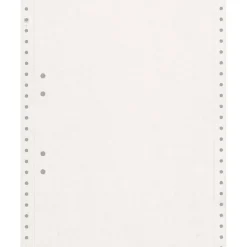 Datapapper 210x12'' 70 gr hålat