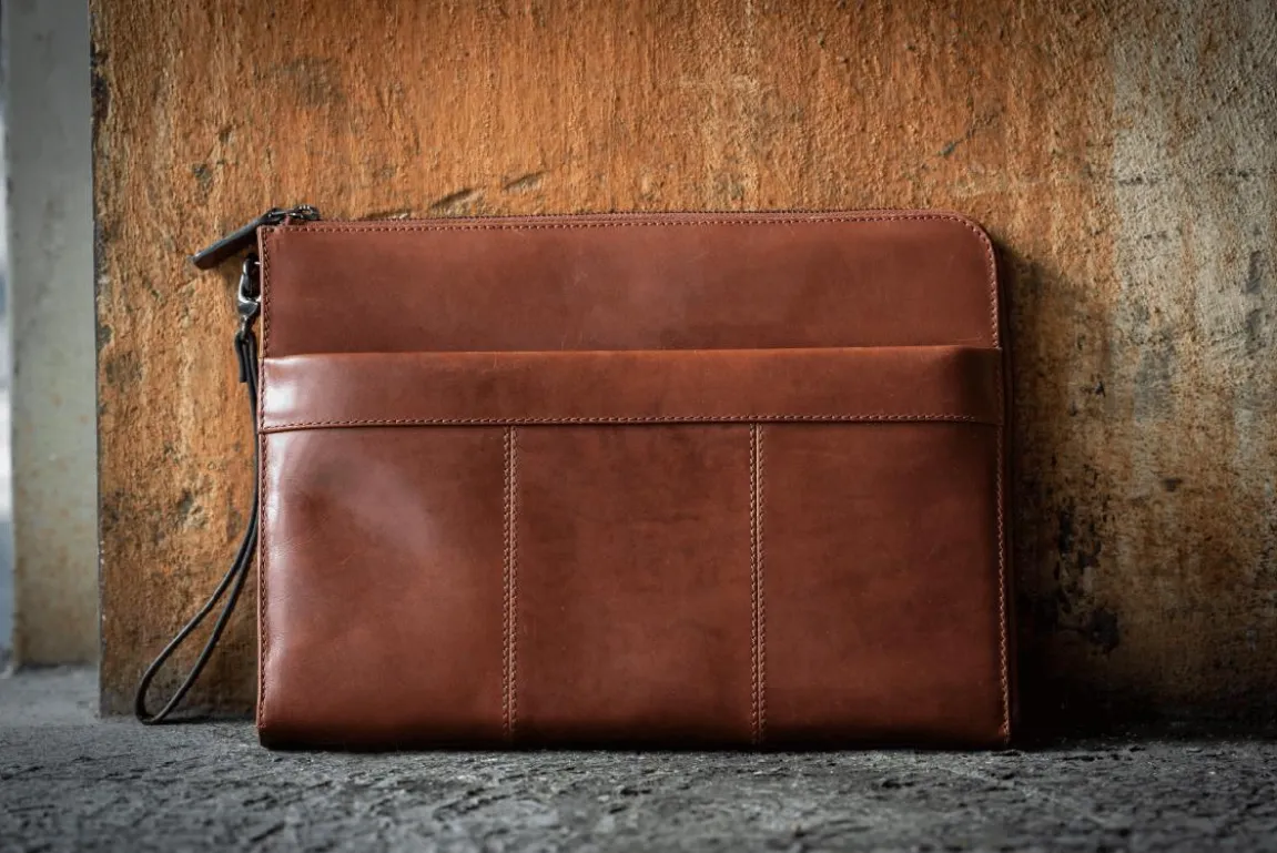 Datorfodral Ravello Skinn Cognac 13"