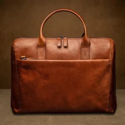 Datorväska Minori Skinn Cognac 15"