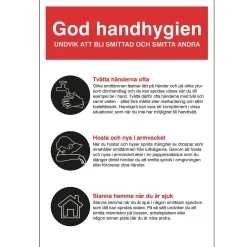 Dekal "God Handhygien" A5