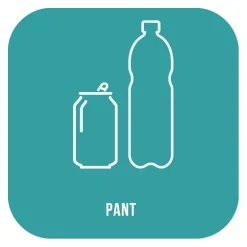 Dekal Pant Grön 210x210mm