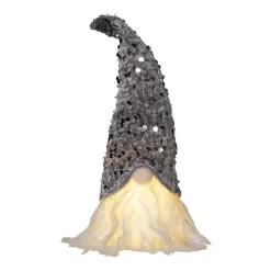 Dekorationsfigur Star Trading Joylight Tomte Silver