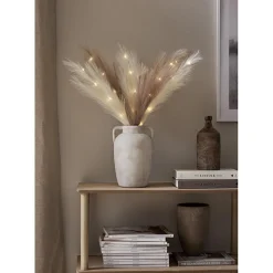 Dekorationskvist Star Trading Plumes Ljus Beige