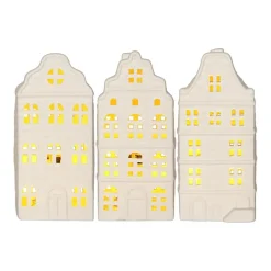 Dekoration Star Trading Inomhus Vinter Hus Vit 15cm