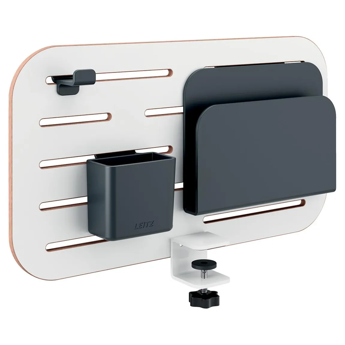 Desk Organiser Leitz Till Ergo Pegboard Inkl 3 Tillbehör 42x25cm