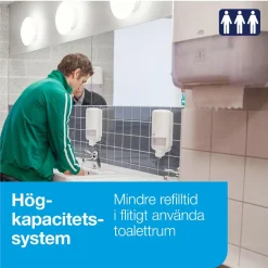 Dispenser Pappershandduk Tork Automatic Handduk På Rulle Vit