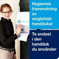 Dispenser Pappershandduk Tork Automatic Handduk På Rulle Vit