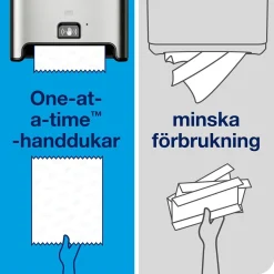 Dispenser Pappersh Tork H1 Matic Intuition Sensor Stål/Svart