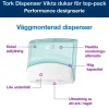 Dispenser Rengöringsduk Tork W4 Top Pack Turkos/Vit
