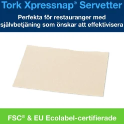 Dispenserservett Tork N4 1-lag Brun 21,3x33cm