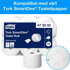 Dispenser Toalettpapper Tork T8 SmartOne Vit