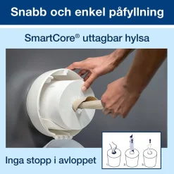Dispenser Toalettpapper Tork T8 SmartOne Vit