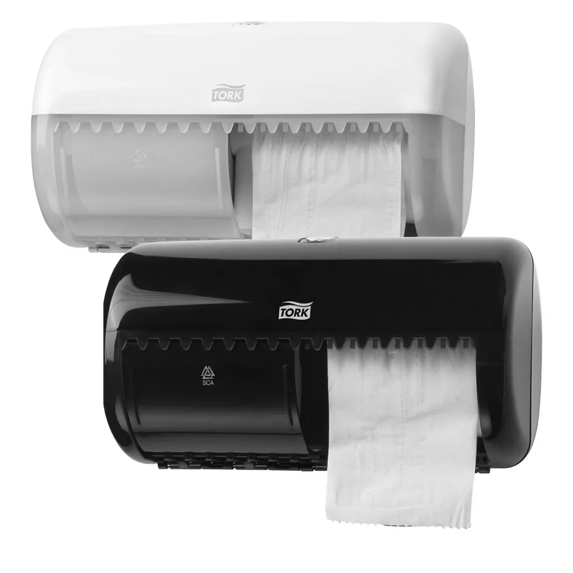 Dispenser Toalettpapper Tork T4 Twin Små Rullar Vit