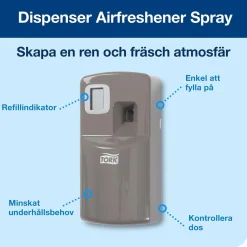 Dispenser Tork A1 Air Freshener Plast Grå