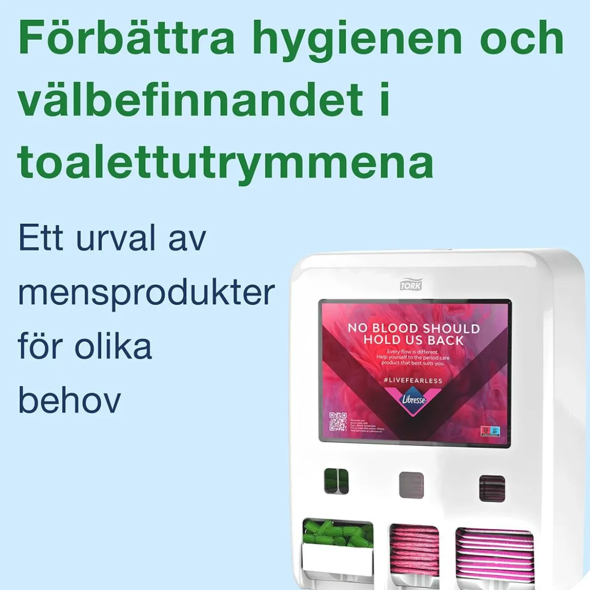 Dispenser Tork Libresse Period Care Vit