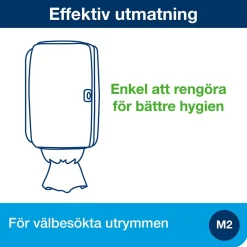 Dispenser Torkrulle Tork M2 Centrummatad Röd/Svart