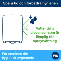 Dispenser Tork Tvättstation W6 Turkos/Vit