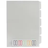 Dokumentmapp 5-flik Plast Transparent