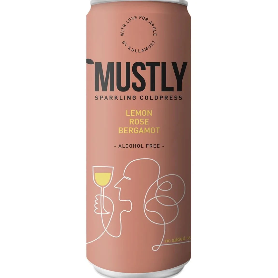 Dryck Mustly Lemon Rose 33cl exkl pant