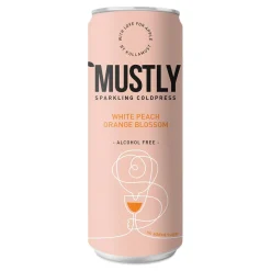 Dryck Mustly White Peach 33cl exkl pant