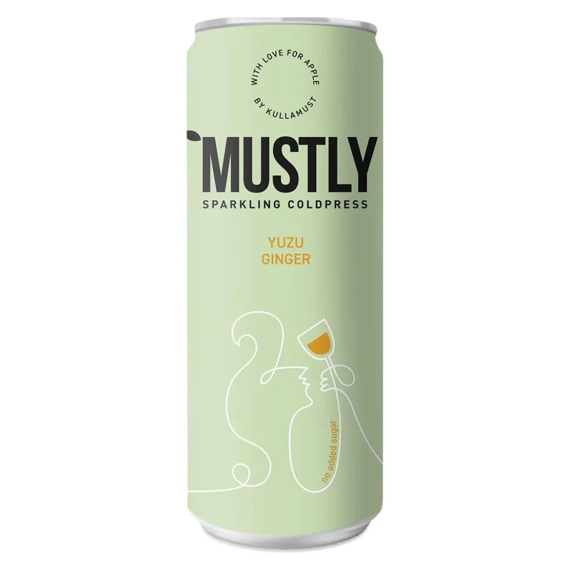 Dryck Mustly Yuzu Ginger 33cl exkl pant