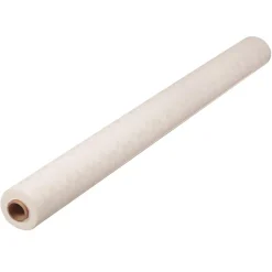 Duk Damast Mönstrad Vit 1,2x50m