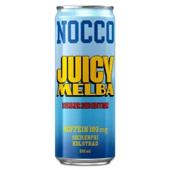 Energidryck Nocco Juicy Melba 33cl exkl pant