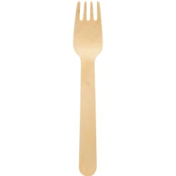 Engångsbestick Duni gaffel petit vaxat trä 16cm