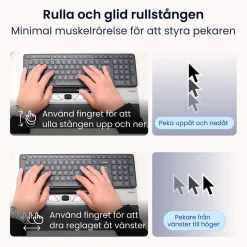 Ergonomisk Mus/Docka RollerMouse Go Trådlös