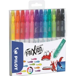 Fiberpenna Pilot Frixion Color 12-pack 12 färger