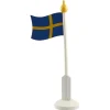 Flagga i Trä Svenska Flaggan 24cm