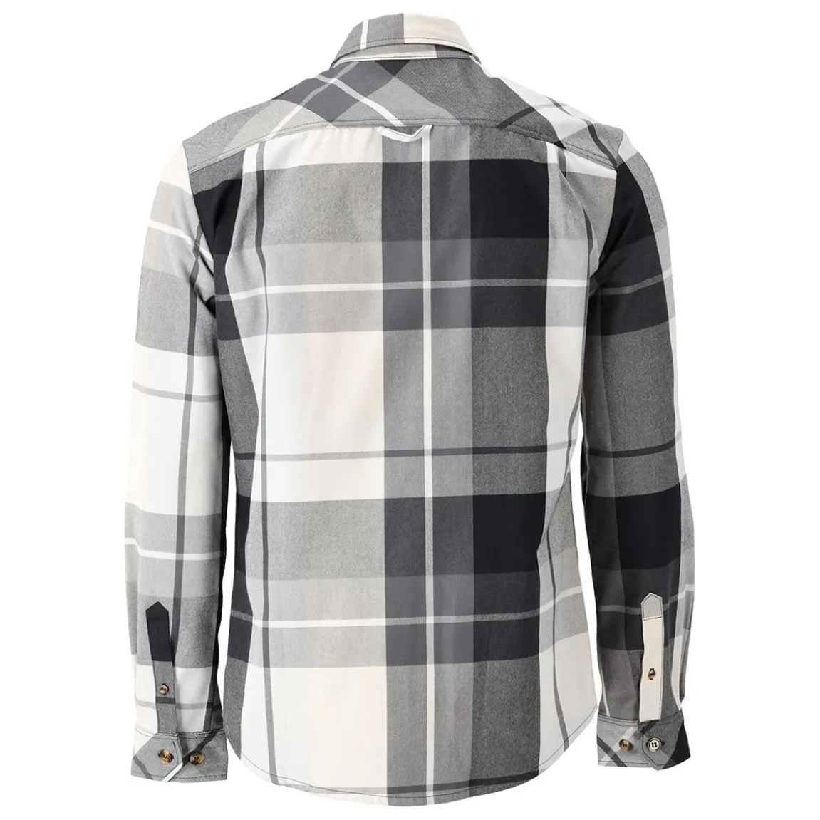 Flanellskjorta Mascot 22904-446 Stengrå-rutig 2XL