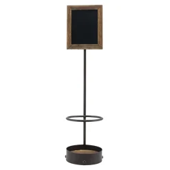 Flaskdisplay Securit Med Griffeltavla För 1 Flaska 45x11cm